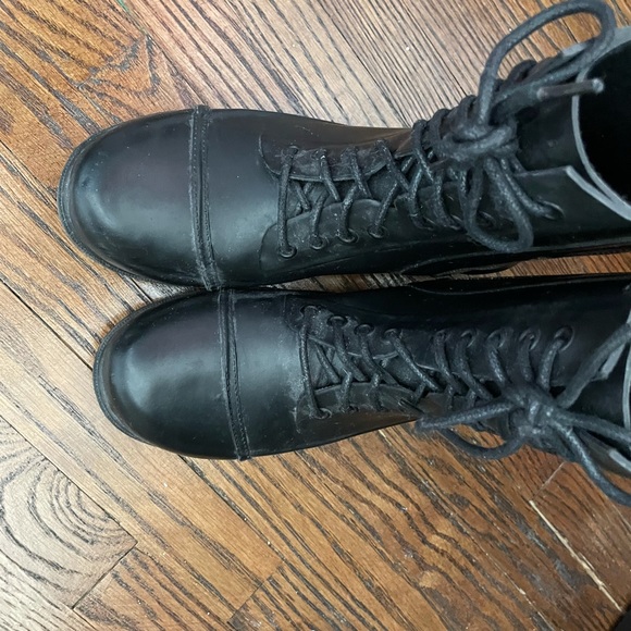 STEVE MADDEN Black Combat Boots - Picture 8 of 8